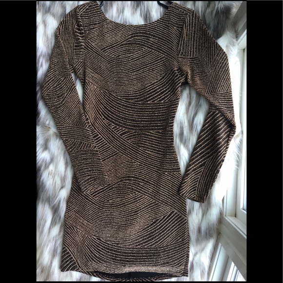 Glittery Bodycon Dress - Picture 3 of 7